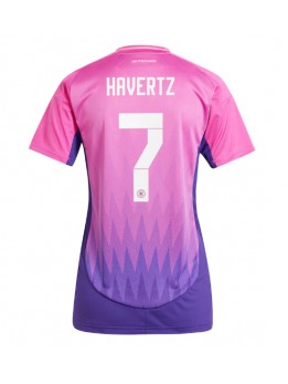 Deutschland Kai Havertz #7 Auswärtstrikot für Frauen EM 2024 Kurzarm